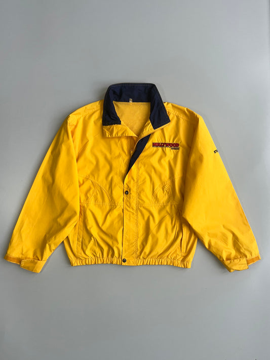 Vintage Hollywood Fitness Staff Embroidered Windbreaker Jacket (L)