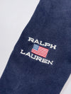 Polo Jeans Co. by Ralph Lauren Crewneck Sweatshirt – Navy, Spellout Graphic (XL/2XL)