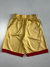 Nike Gold/Maroon Basketball Shorts Elastic (W:28|L:22)