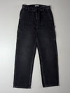 Carhartt WIP Black Denim Relaxed Carpenter Pants (W:28) (L:41)