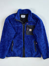 Carhartt WIP Royal Blue Sherpa Fleece Jacket – Nylon Pocket (M)