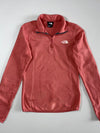 The North Face Women’s Coral Pink 1/4 Zip Fleece Pullover(XS)