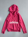 Adidas | Pink Logo Hoodie | (S)