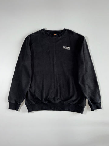 Dickies Since 1922 Box Logo Black Crewneck Sweatshirt – XL