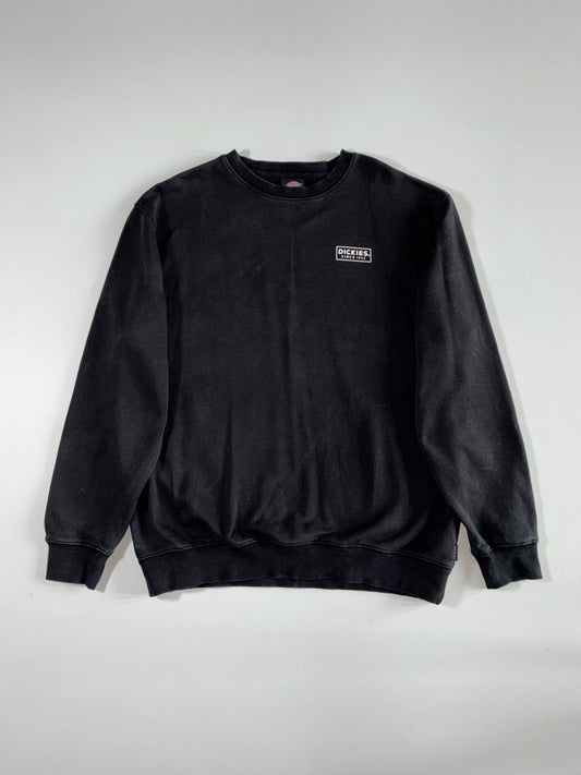 Dickies Since 1922 Box Logo Black Crewneck Sweatshirt – XL