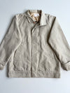 Combination Beige Canvas Harrington Work Jacket – Satin Lined (XL)