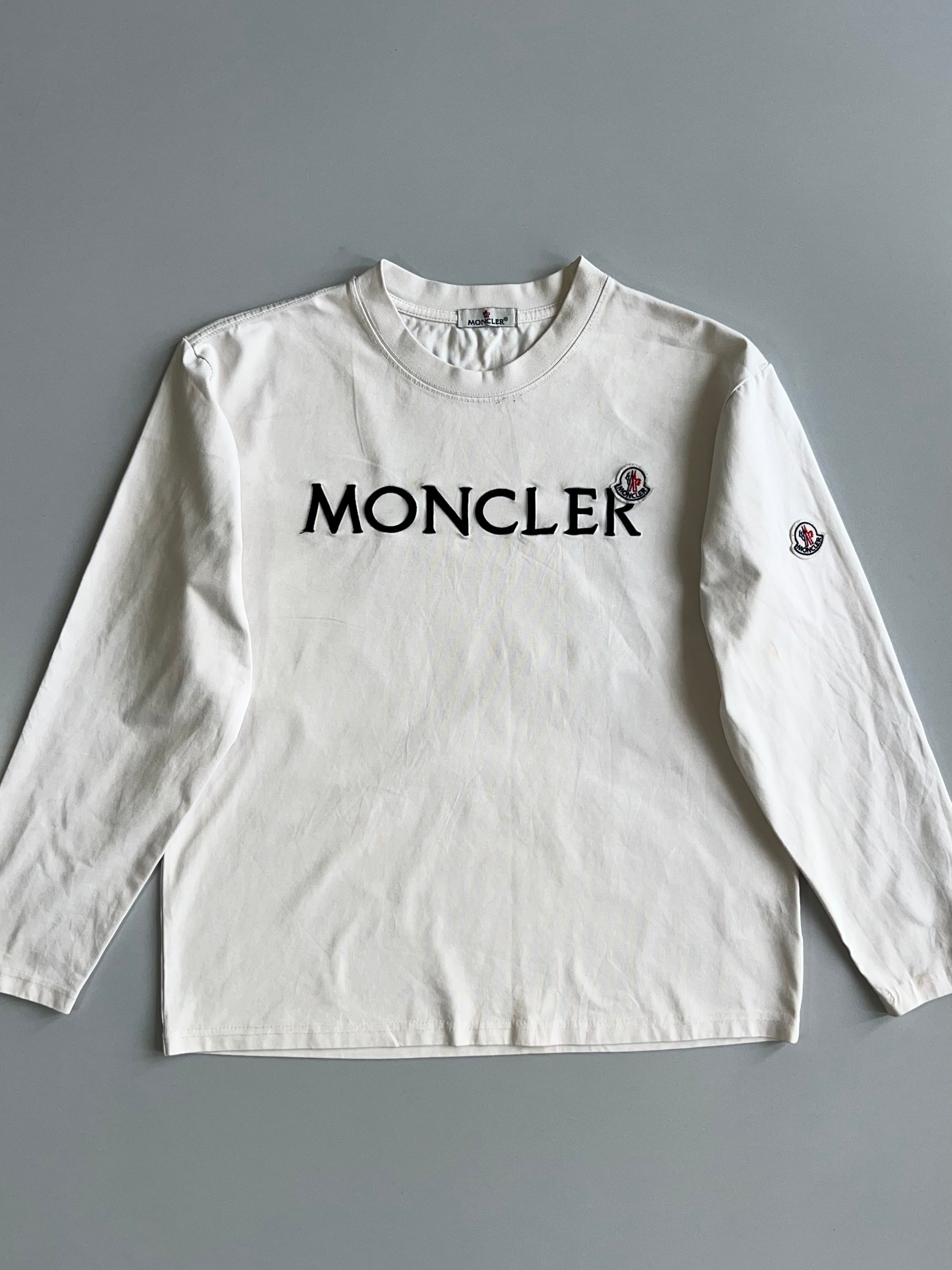 Moncler Long Sleeve Logo T-Shirt (M) – Drip Drop Attire