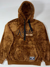 NBA Knicks Sherpa Hoodie — Brown  (XL)