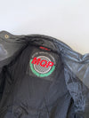 ZVintage MQP real leather biker jacket. Features padded shoulders & elbows, racing (M)