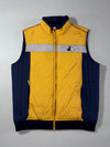 Black & White Collection Scottie Dog Colorblock Puffer Vest (L)