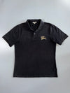 Burberry London | Piqué Polo Embroidered Logo | Black (L)