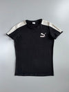 Puma | T7 Retro Panel Tee | Black/White (L)