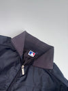 NY Yankees MLB Navy Track Jacket with White Stripe Trim (L)