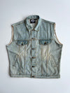 H.O.G. Taiwan Chapter Harley Owners Group Embroidered Denim Biker Vest  (XL)