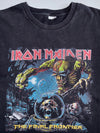 Iron Maiden The Final Frontier Album Graphic Band vintage T-Shirt Faded Black (L)