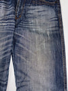 Stockton Heavy Wash Distressed Straight Leg Denim Jeans (W:36) (L:46)