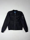 Vintage Only Black Satin Bomber Jacket (S)