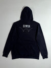 Edwin Black Pullover Hoodie with Grey Logo Placket (M)