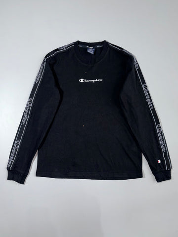 Champion | Script Logo Taped Sleeve Long Sleeve (M)
