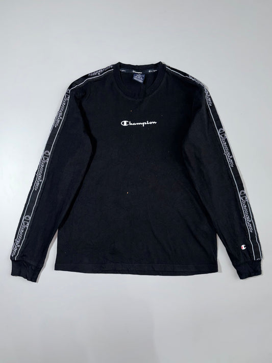 Champion | Script Logo Taped Sleeve Long Sleeve (M)