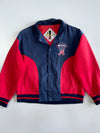 #1 Apparel | Atlanta Braves Denim Varsity Genuine MLB Licensed 90s  Oversized Jacket (L)