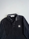 Stone Island Compass Patch Long Sleeve Polo Shirt (M)