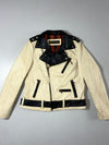 Vintage Harley-Davidson Two-Tone Leather Moto Jacket (S/M)