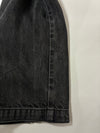 Vintage JNCO Jeans Black Wide-Leg Bulldog Embroidered Baggy Denim(W:28) (L:40)