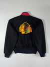 MPM Array | Willowdale Blackhawks Varsity Jacket Black Red (M/L)