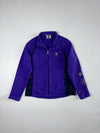 Black Yak Snowflake Fleece-Lined Knit Zip Jacket – Purple (S)
