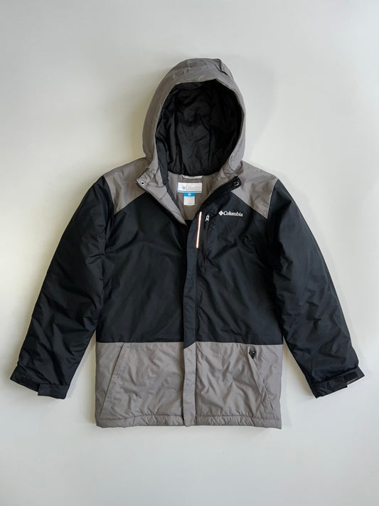 Columbia Two-Tone Colorblock Hooded Insulated Jacket (S/M)
