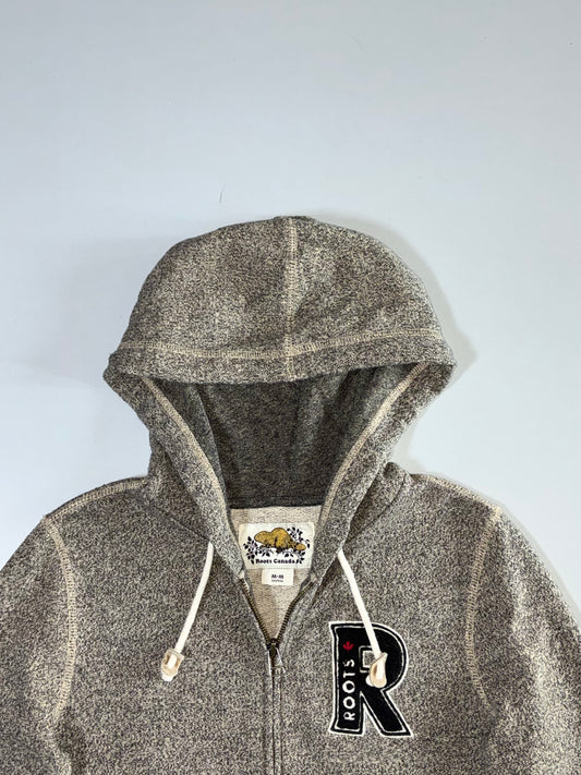 Roots Canada Grey Zip Hoodie (XS)
