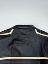 Frank Thomas Cafe Racer Striped Leather Jacket (Padded/Albow Padded) (S)
