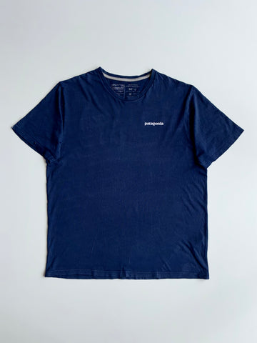 Patagonia Organic Cotton Logo T-Shirt – Navy (L)