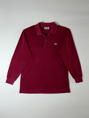 Vintage Lacoste Chemise Long Sleeve Pique Polo (L)