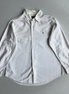 Polo Ralph Lauren White Oxford Button-Up Shirt Custom Fit Pony Logo (Xl)