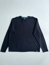 The North Face Contrast Collar Knit Sweater – Black/Teal (XL)