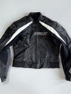 Vintage FireFox Pure Leather Racing Paded Racing Jacket / Carbon Fibre Protection (S/M)