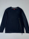 Nike Tech Fleece Zip-Pocket Crewneck Navy (L)