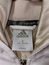 Adidas Velour White & Gold Zip Hoodie women’s (S)
