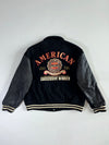 Vintage American “Successive Winner” Leather Sleeve Varsity Jacket (XL)