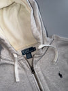 Polo Ralph Lauren Full Zip Up Grey Waffle Lined Hood (M)