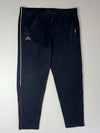 Vintage Kappa Track Pants – Black/Red Piping (W:38) (L:39)