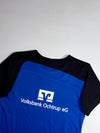 Erima Performance Panel Sports Tee – Black & Royal Blue (S)