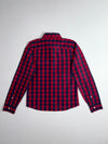 Hollister Red Navy Buffalo Gingham Check Button-Down Shirt (S)