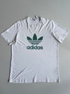 Adidas Trefoil Logo Tee - White/Green (Xl)