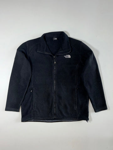 The North Face Black Full-Zip Fleece Jacket – (XL)