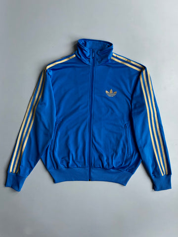 Adidas | Firebird Track Jacket Blue Gold | (M)