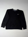 Vintage Nike  Swoosh Black Crewneck Sweatshirt (L)