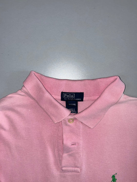 Polo by Ralph Lauren Pink Long-Sleeve Polo (S)